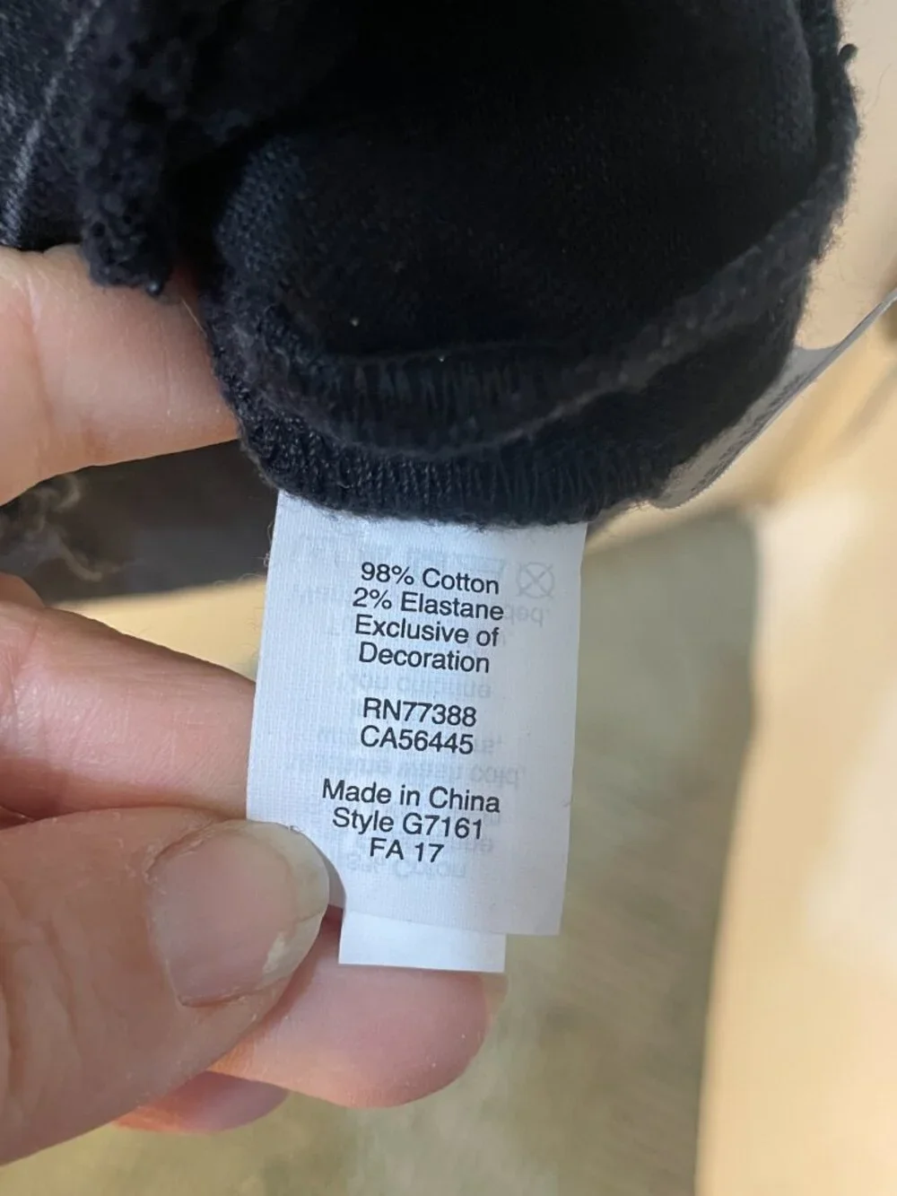Madewell step hem
