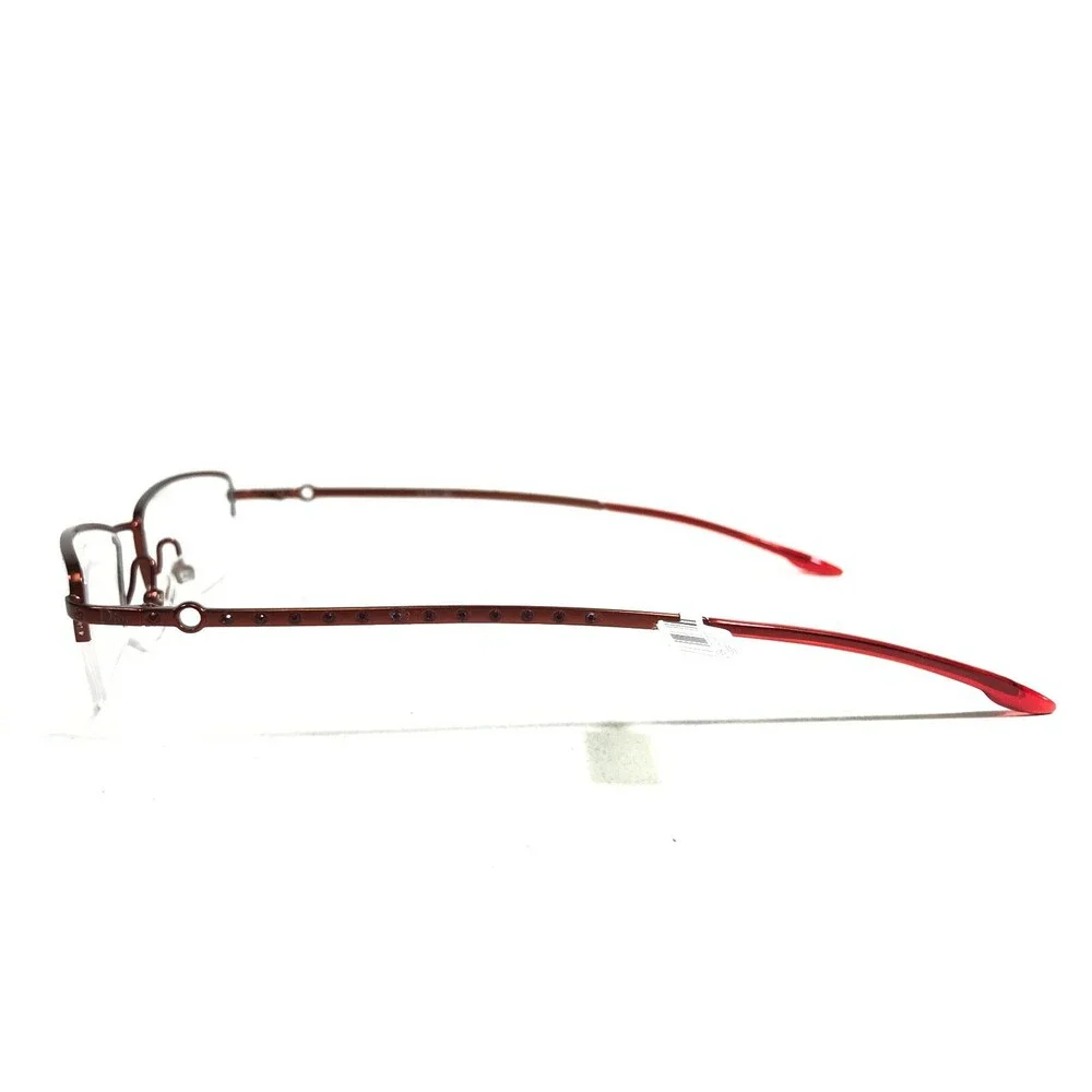 Christian Dior Eyeglasses Frames CD3627 HJ3 Red Rectangular Half Rim 51-17-135