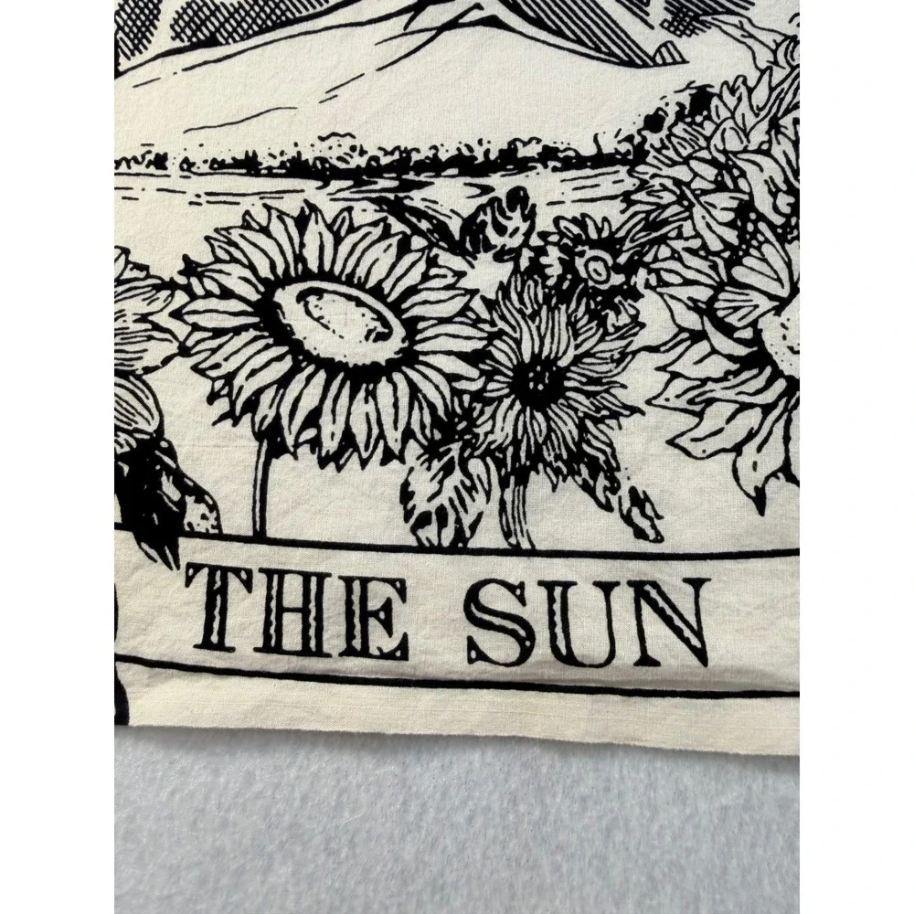 Set of 3 Tarot Card Tapestries The Sun The Moon The Star Wall Hanging Decor