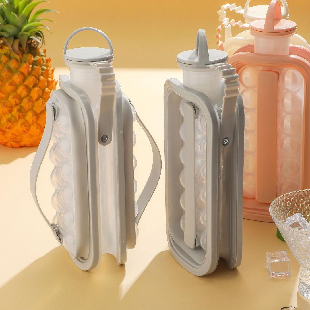 Home Ice Hockey Ice Making Mold Bottle Ice Tray Spherical Ice Making Storage Box Ice Pack