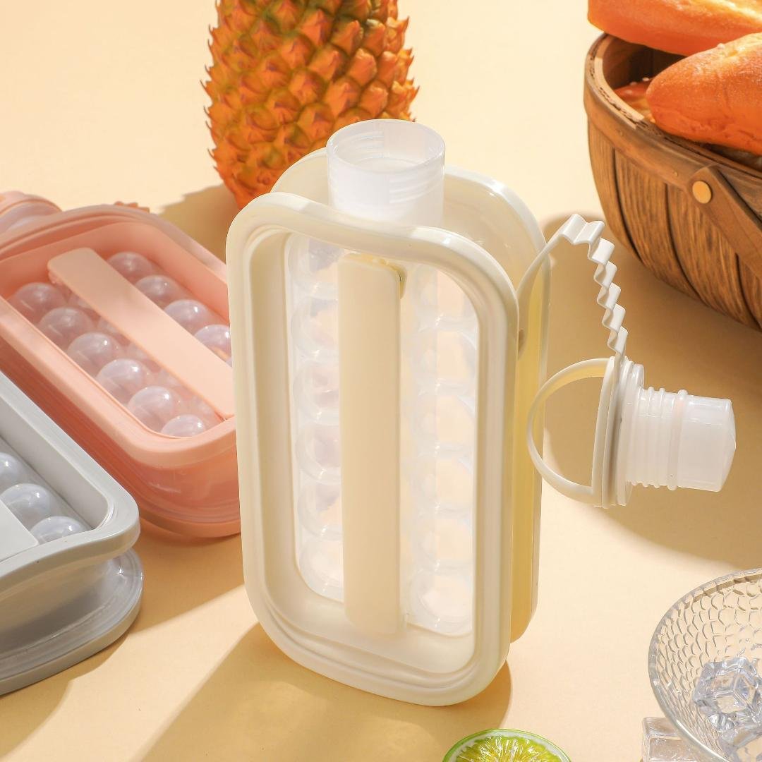 Home Ice Hockey Ice Making Mold Bottle Ice Tray Spherical Ice Making Storage Box Ice Pack