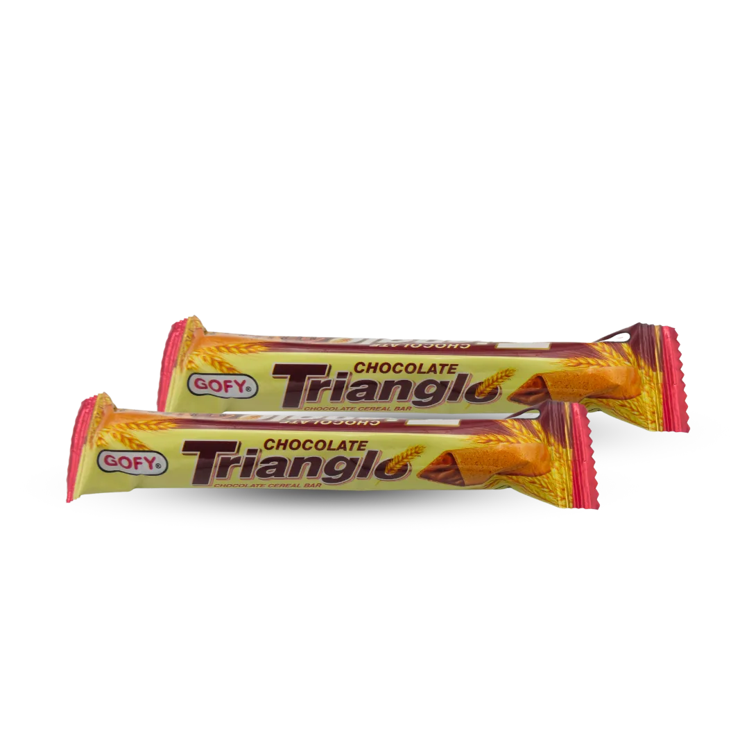Trianglo Center Filled Chocolate Cereal Bar - Image 2