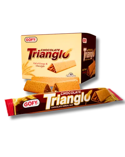 Trianglo Center Filled Chocolate Cereal Bar
